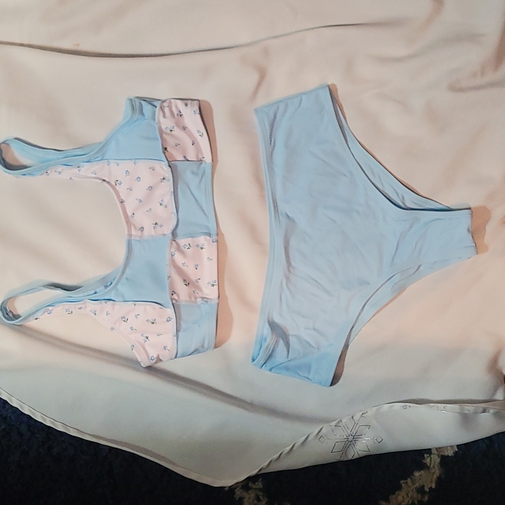 Xs small floral high waisted bikini